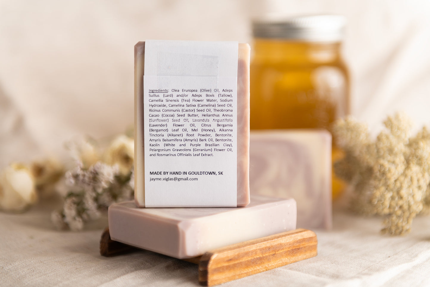 honey & earl grey tea soap