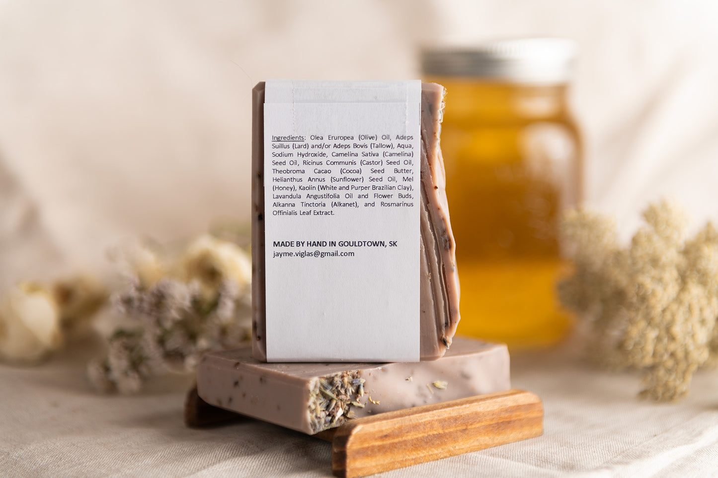 honey & lavender soap